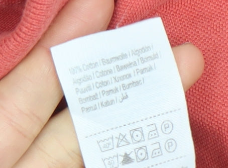 Jack & Jones Men's Red XL Polo Shirt Authentic Graphic Cotton