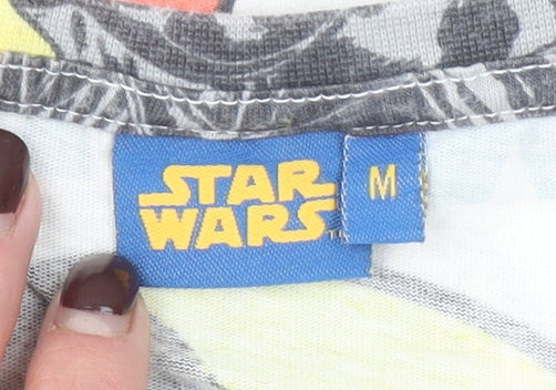 Star Wars Men's Multicoloured Graphic Print Cotton T-Shirt M