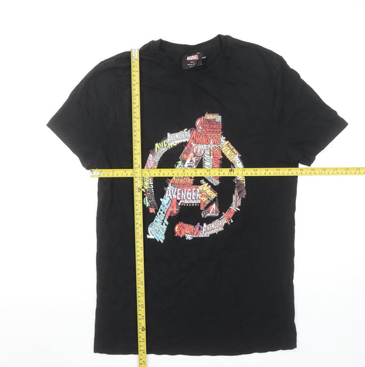 Marvel Avengers Black Men's M Short Sleeve Graphic T-Shirt