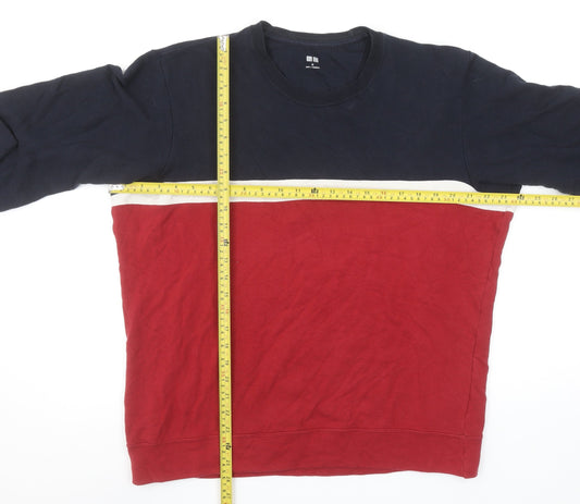 Mens UK Size M Uniqlo Multicoloured Pullover Sweatshirt
