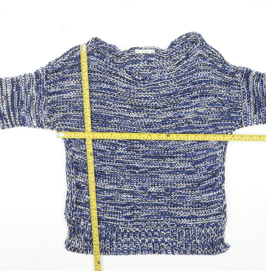 Womens UK Size M Zara Blue Pullover Jumper