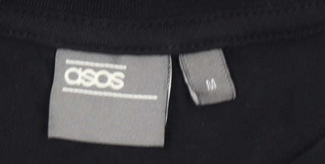 Mens UK Size M ASOS Black T-Shirt