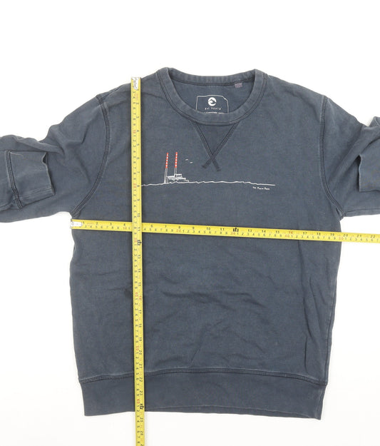 Mens UK Size XS Due South Blue Pullover Sweatshirt