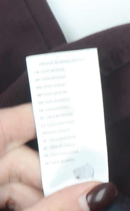 Maine New England Men's Brown 38S Chino Cotton Trousers