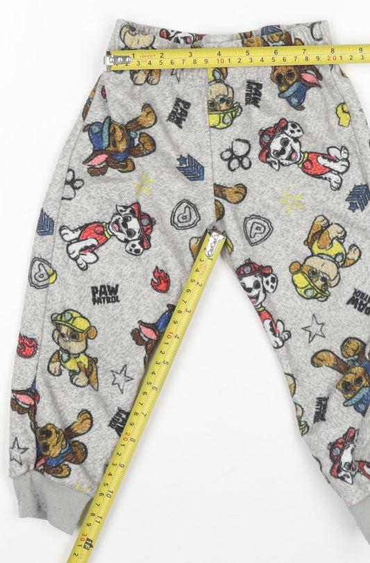 Nickelodeon Paw Patrol Grey Fleece Pyjama Pants Unisex Baby 18-24 Months