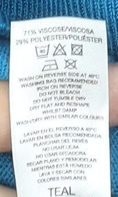 Gallery Women’s Blue Crew Neck Long Sleeve Pullover Jumper Size 12