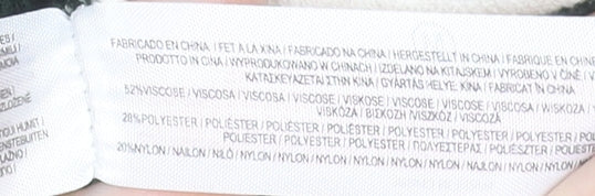 Primark Cares Women’s Green & White Striped Pullover Hoodie Size M