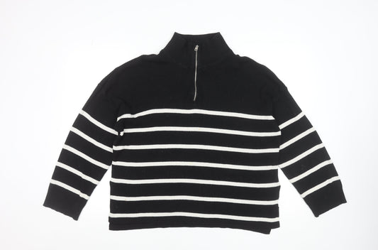 Womens UK Size 12 Stradivarius Black Pullover Jumper