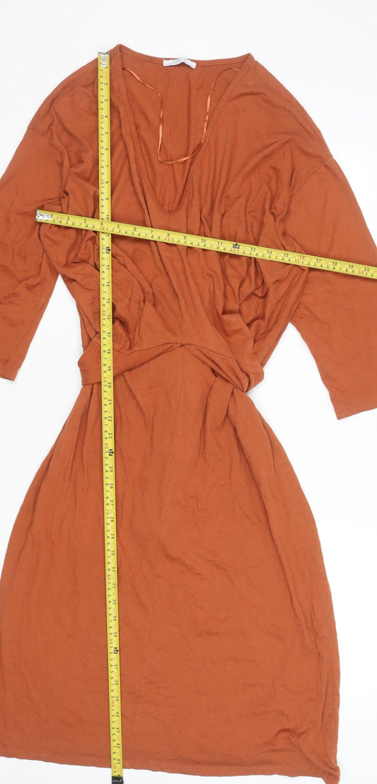 Womens UK Size L Zara Wrap Dress