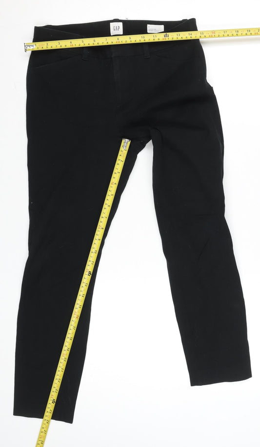 GAP Women's Black Signature Skinny Ankle Trousers Size 8