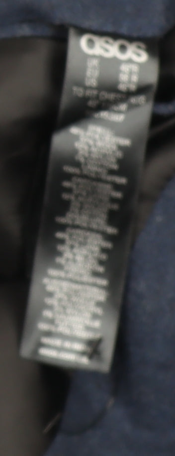 ASOS Men's Blue Wool Blend Blazer Jacket Size 40 Regular