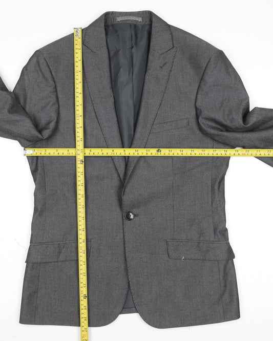 Mens UK Size 36 Marks and Spencer Regular Grey Suit Jacket