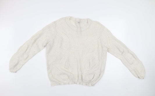 Womens UK Size XL Jacqueline de Yong Ivory Pullover Jumper