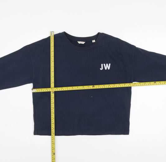 Womens UK Size 10 Jack Wills Blue Pullover Sweatshirt