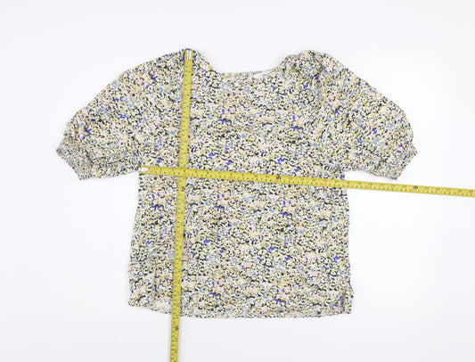 Womens UK Size 12 Marks and Spencer Multicoloured Tunic Blouse