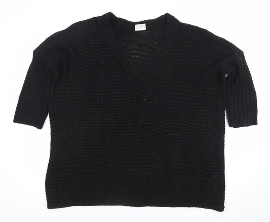 Womens UK Size M Noisy may Black Pullover Jumper