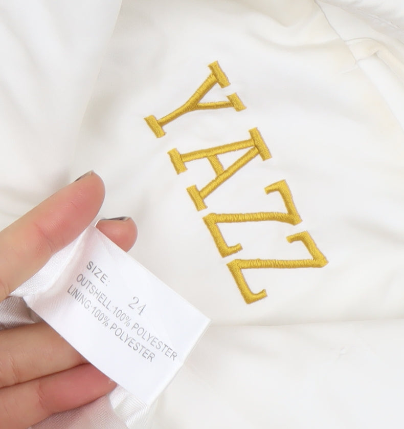 Womens UK Size 24 YAZZ White Rain Coat