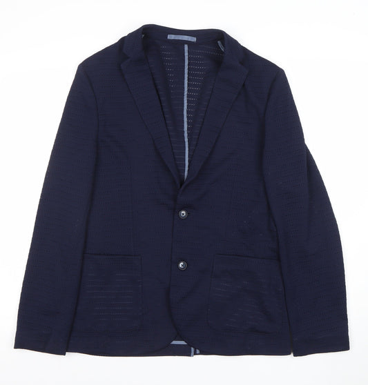 Womens UK Size M River Island Regular Blue Blazer