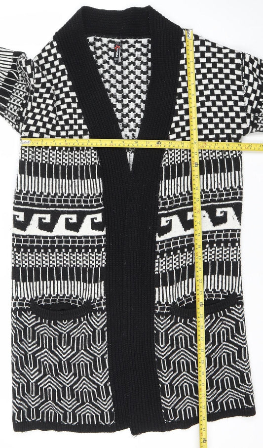 Womens UK Size L FB Sister Black Cardigan Jumper