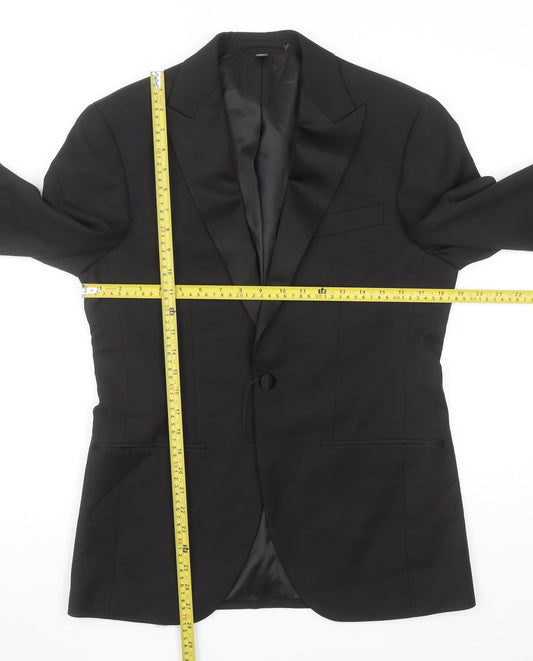 Mens UK Size 36 Marks and Spencer Regular Black Suit Jacket