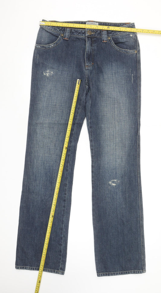 Womens UK Size 12 JEP'S Regular Fit Straight Blue Jeans