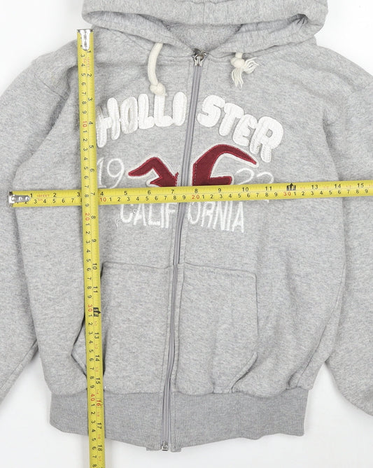 Boys UK Size M Hollister Grey Basic Jacket