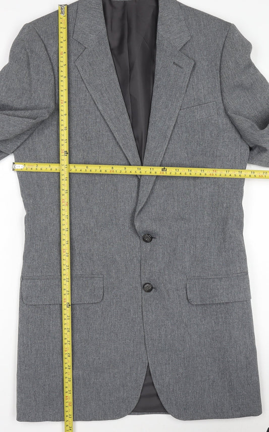 Mens UK Size 34 High & Mighty Big & Tall Grey Suit Jacket