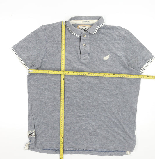 Mens UK Size L Drift King 100% Cotton Polo Shirt
