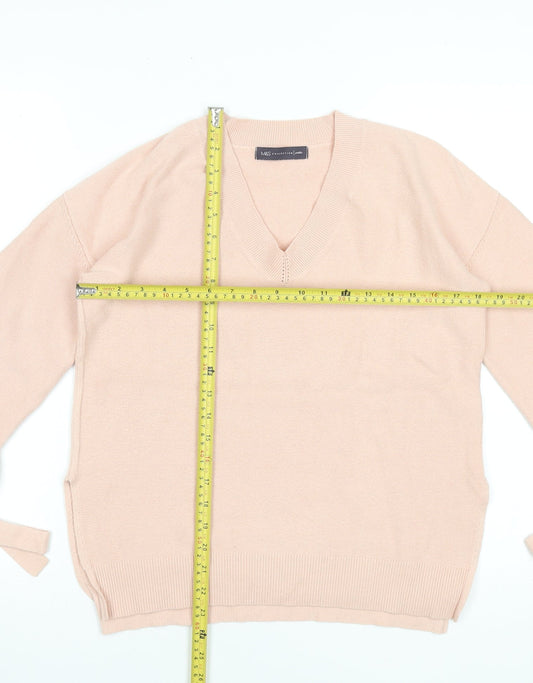 Womens UK Size 10 Marks and Spencer Beige Pullover Jumper
