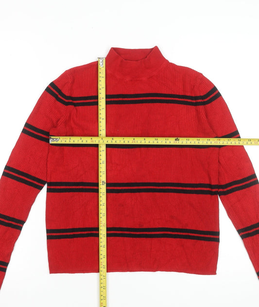 Womens UK Size 12 Red Herring Red Pullover Jumper