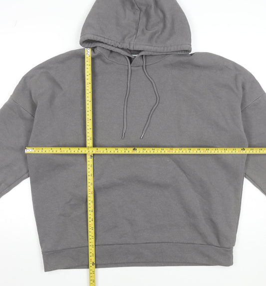 Womens UK Size M Noisy may Grey Pullover Hoodie