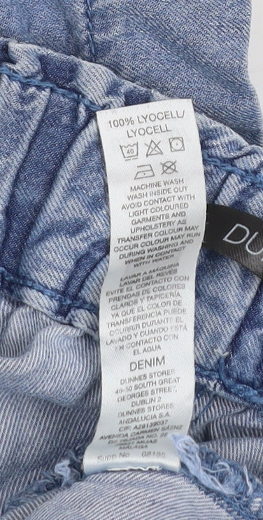 Womens UK Size XS Dunnes Relaxed Fit Paperbag Shorts