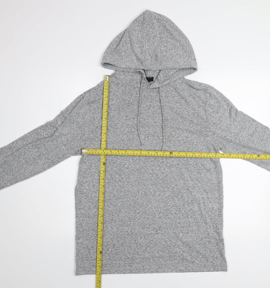 Unisex Adults UK Size S FOREVER 21 Grey Pullover Hoodie