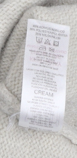Womens UK Size 14 Savida Beige Cardigan Jumper
