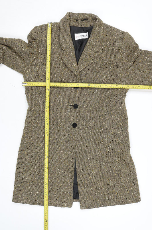 Womens UK Size 12 Windsmoor Beige Overcoat