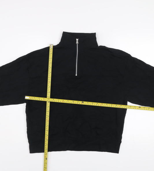 Womens UK Size 10 ASOS Design Black Pullover Sweatshirt