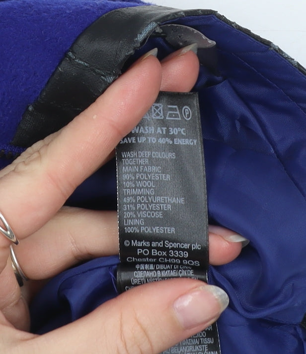 Marks and Spencer Women Blue Size 12 Pencil Skirt