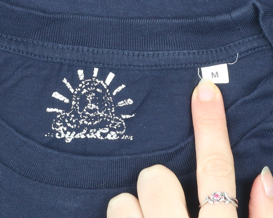 Stanley/Stella Men’s Navy Gemini Graphic Organic Cotton T-Shirt M