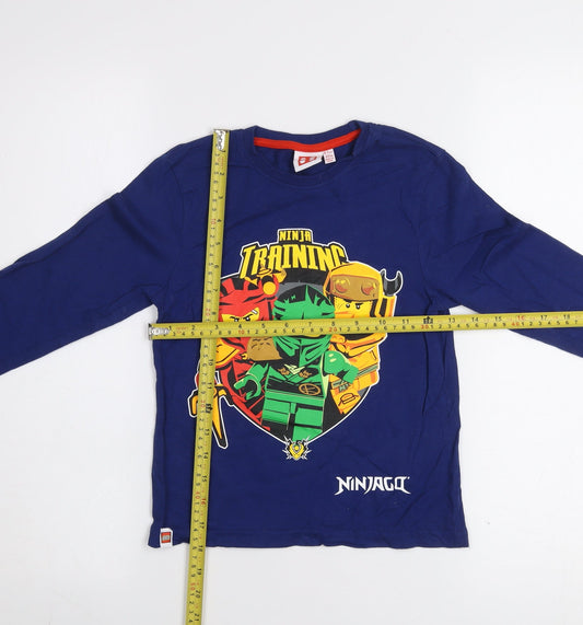Boys UK Size 6-7 Years LEGO Blue Basic T-Shirt