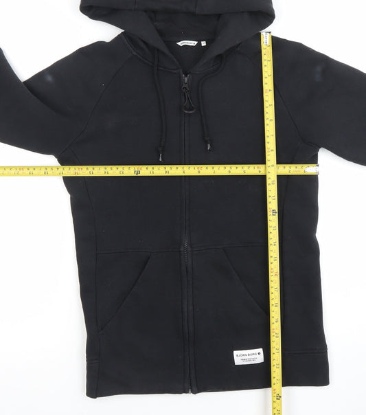 Womens UK Size 6 Björn Borg Black Full Zip Hoodie