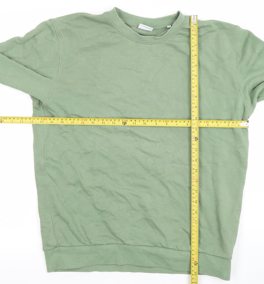 Womens UK Size M Celio Green Pullover Sweatshirt