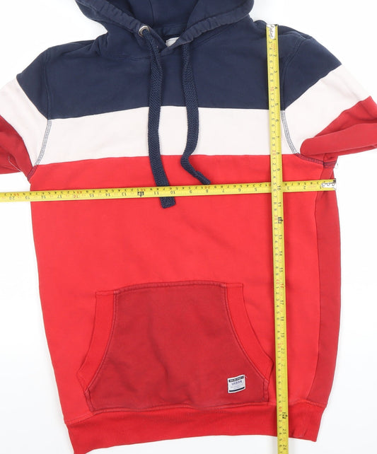 Mens UK Size S Livergy Multicoloured Pullover Hoodie