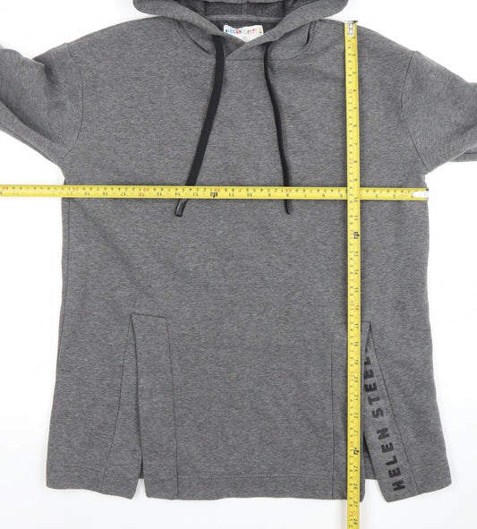 Womens UK Size S Helen Steele Grey Pullover Hoodie