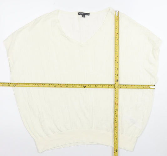 Womens UK Size L Adrianna Papell Ivory Camisole Blouse