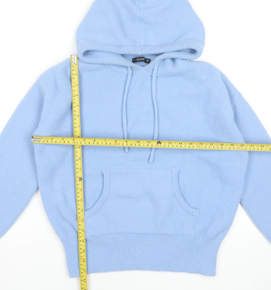 Womens UK Size S Dunnes Stores Blue Pullover Hoodie