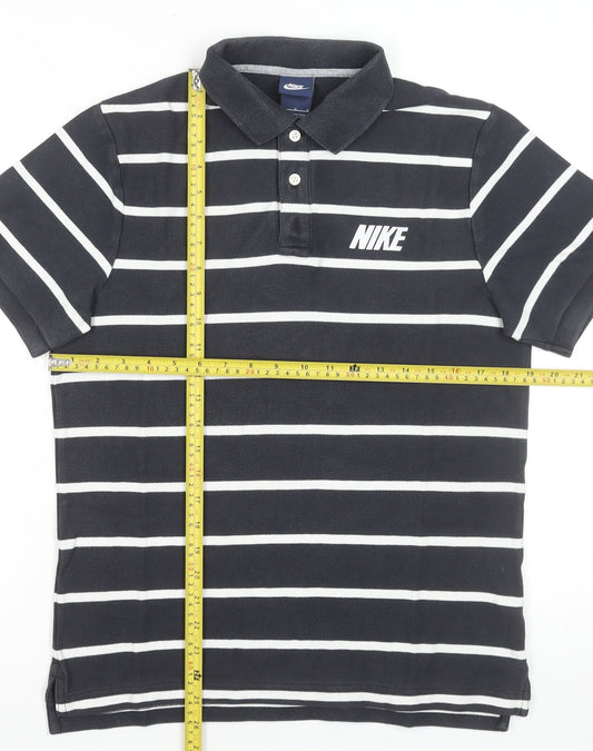 Mens UK Size L Nike 100% Cotton Polo Shirt