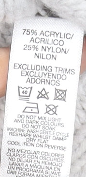 Womens UK Size 12 Dunnes Stores Grey Pullover Jumper