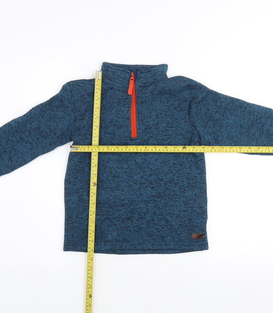 Boys UK Size 7-8 Years Hi Gear Blue 1/4 Zip