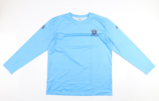 Mens UK Size XL Eupro Blue Fishing Water Sports T-Shirt