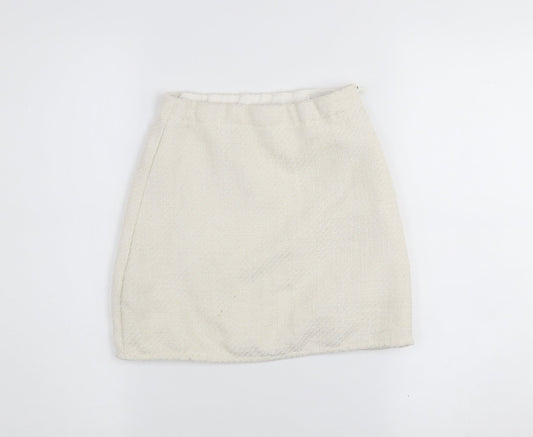 Girls UK Size 9-10 Years H&M A-Line Bouclé Skirt